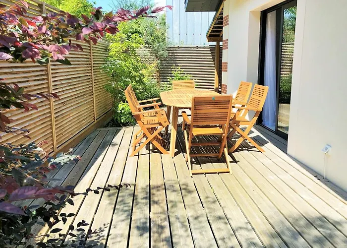 7 Maison Mitoyenne Moderne Quartier Aiguillon * Arcachon